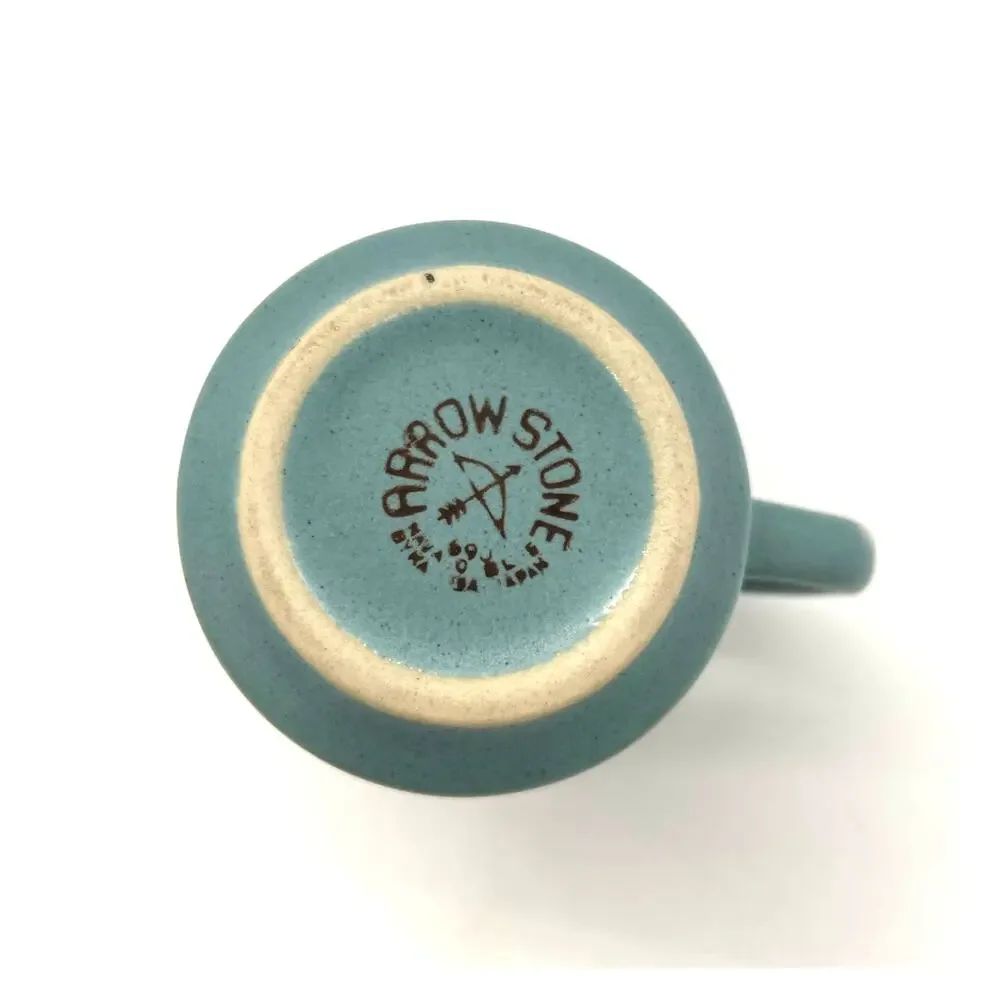 Vintage Arrow Stone Navajo Blue Stoneware Creamer